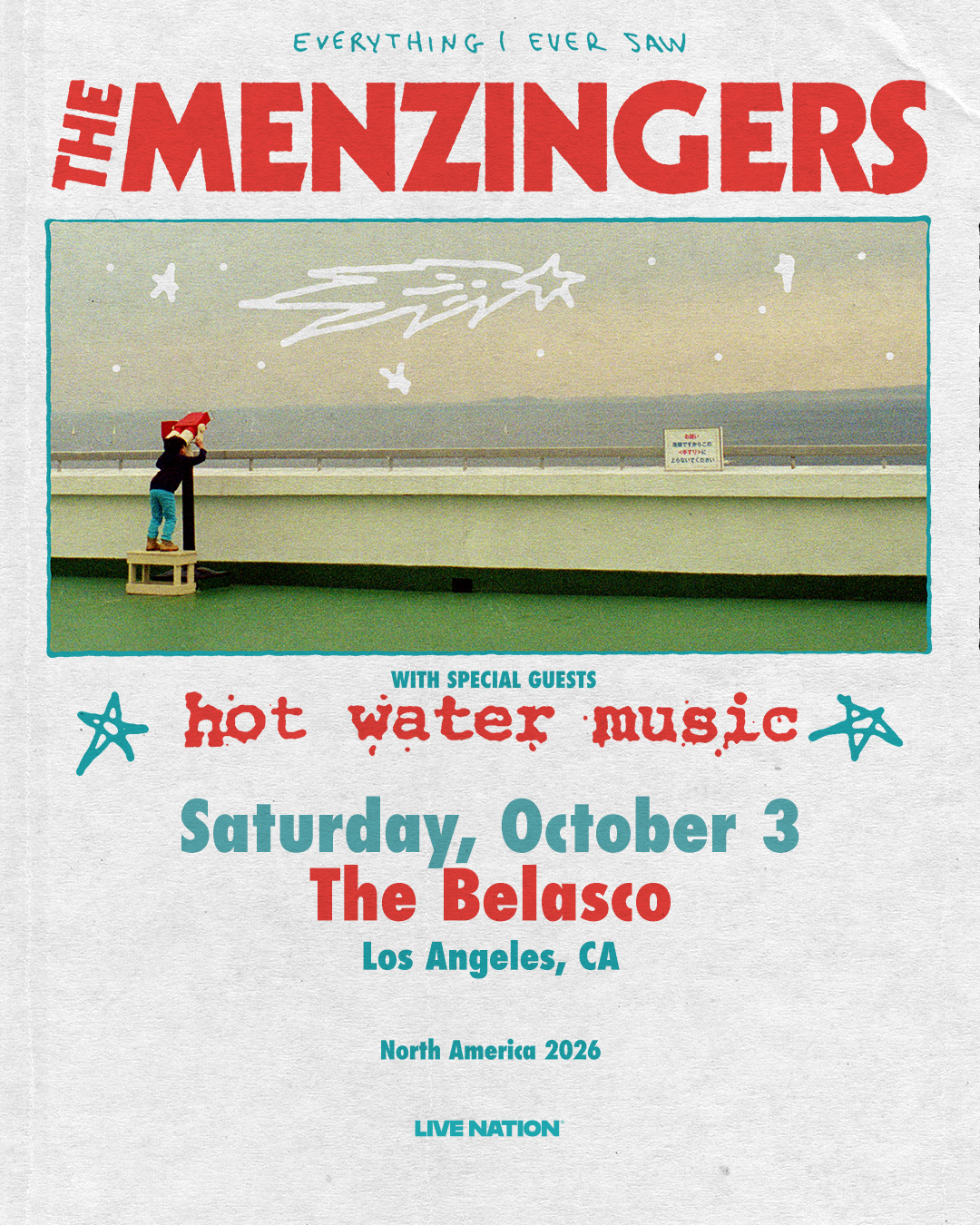 MEMBERS ONLY: The Menzingers at The Belasco on October 3