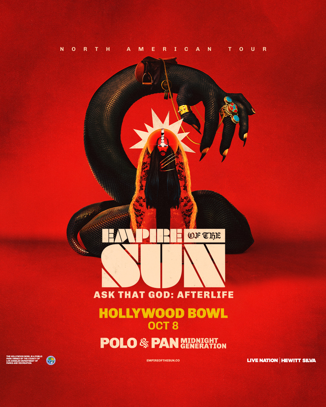MEMBERS ONLY: Empire of The Sun at the Hollywood Bowl on October 8