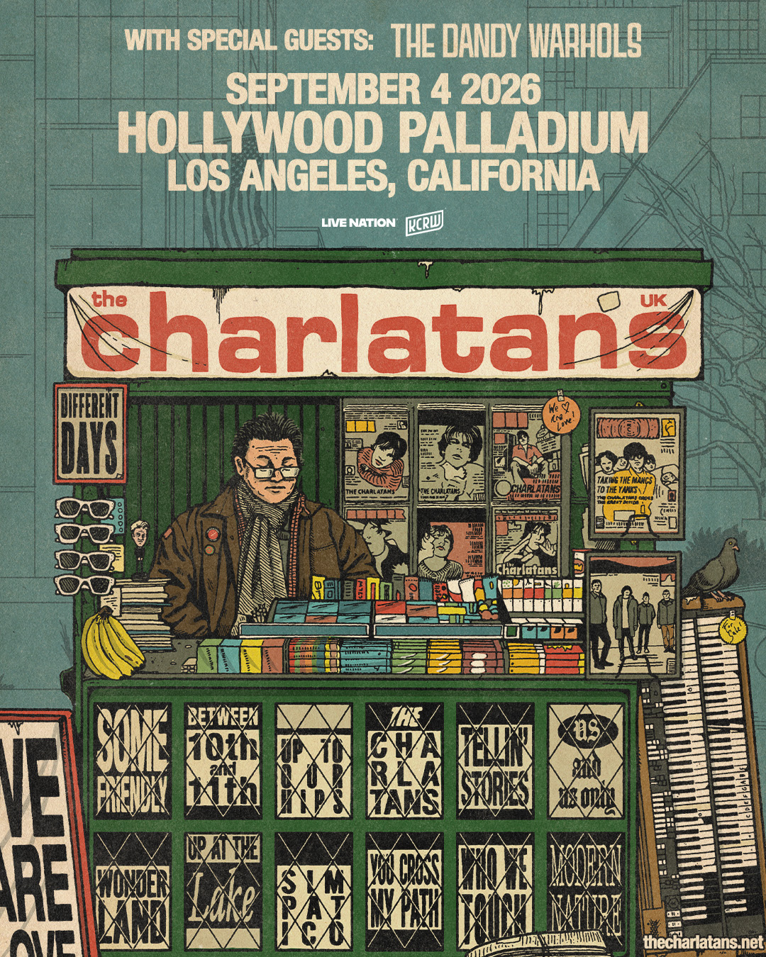 MEMBERS ONLY: The Chatrlatans UK at the Hollywood Palladium on September 4